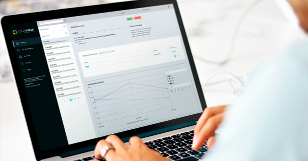 Colorcheck - Primer Software en línea para el control total sobre el color